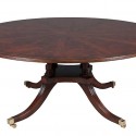 Mahogany Round Pedestal Dining Table , 6 Charming Mahogany Pedestal Dining Table In Furniture Category