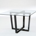 Modern Block Glass , 8 Gorgeous Table Bases For Glass Tops Dining In Furniture Category
