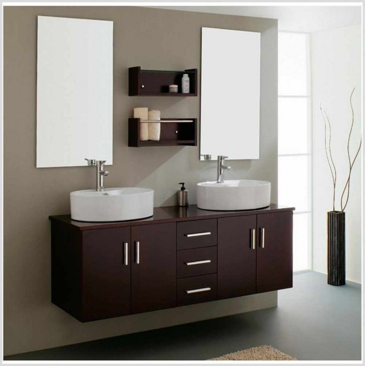 Furniture , 6 Awesome Bathroom vanities ikea : Modern Wall Mounted Bathroom