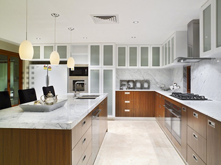 Kitchen , 6 Stunningg interior design ideas for kitchens : Modest Modest White Kitchen