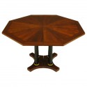 Octagonal Empire Revival Walnut , 7 Fabulous Octagonal Dining Table In Furniture Category