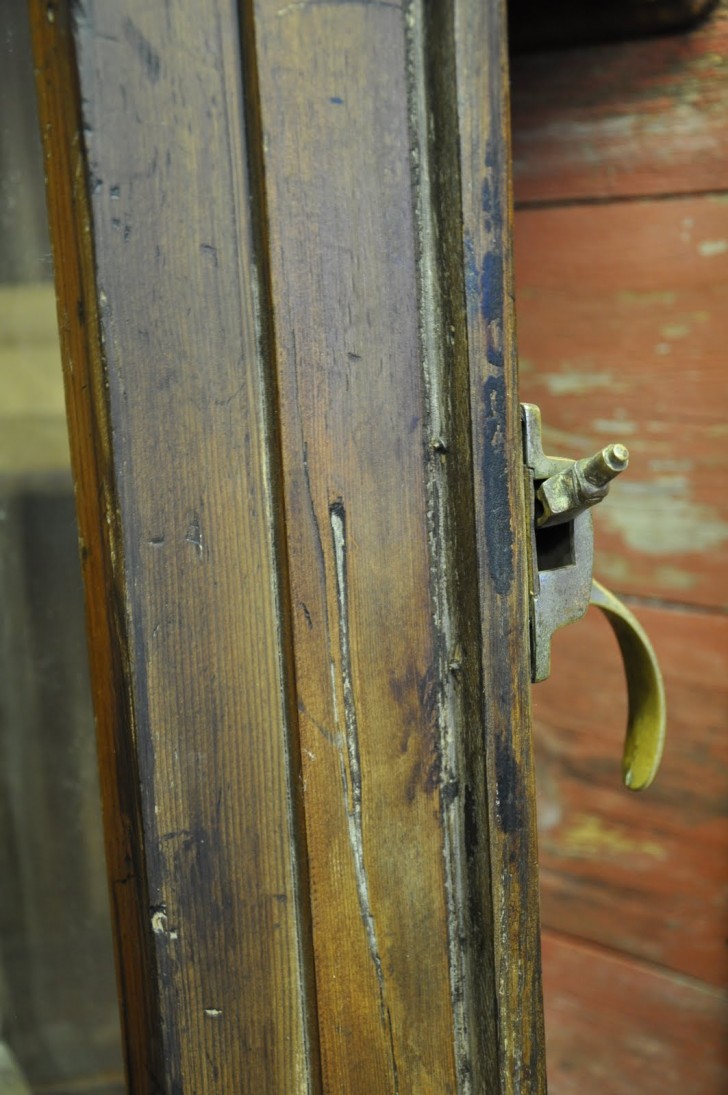 Others , 7 Unique Barn door locks : Original Brass Hardware