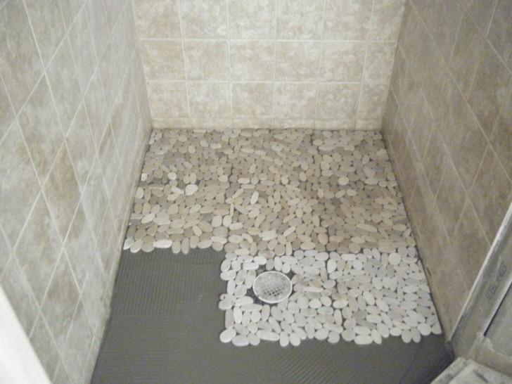 Bathroom , 7 Nice Pebble shower floor : Pebble Shower Floors