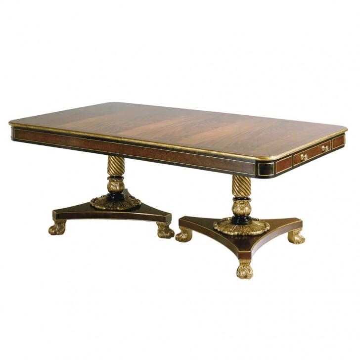 Furniture , 7 Outstanding Double Pedestal Dining Tables : Pedestal Dining Table