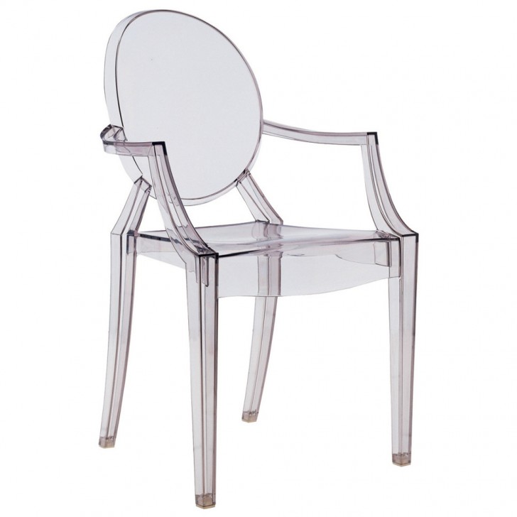 Furniture , 6 Stunning Lucite dining chairs : Piper Clear Acrylic Dining Chair