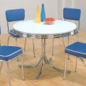 Plated Round Dining Table , 8 Gorgeous 50s Dining Table In Furniture Category