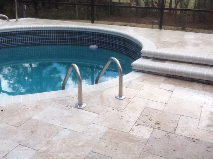 Others , 7 Hottest Travertine pool coping : Pool Remodeled