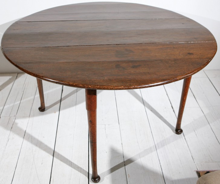 Furniture , 7 Charming Drop Leaf Console Dining Table : Queen Anne Walnut Drop