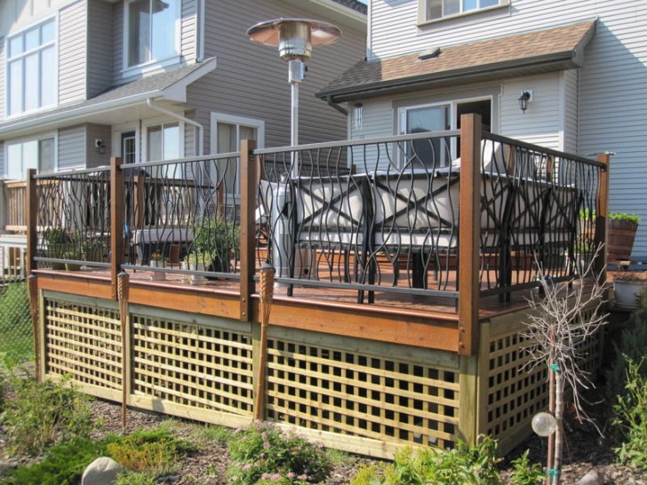 Others , 5 Ultimate Wrought iron deck railing : Random Bent Design