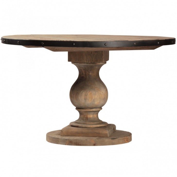 Furniture , 8 Fabulous  Salvaged Wood Round Dining Table : Reclaimed Wood Round Dining Tables Choices