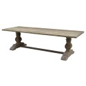 Reclaimed Wood Trestle Dining Table , 7 Fabulous Reclaimed Wood Trestle DiningTable In Furniture Category