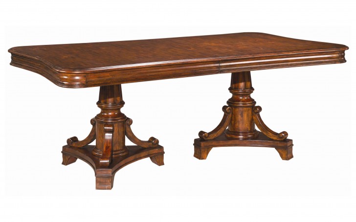 Furniture , 8 Good Rectangular Pedestal Dining Table : Rectangle Pedestal Dining Table