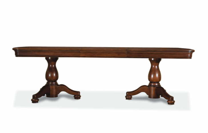 Furniture , 8 Good Rectangular Pedestal Dining Table : Rectangular Double Pedestal Table