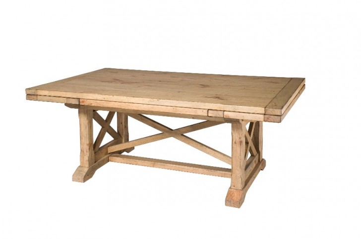 Furniture , 8 Fabulous Pine Trestle Dining Table : Refractory Trestle Table