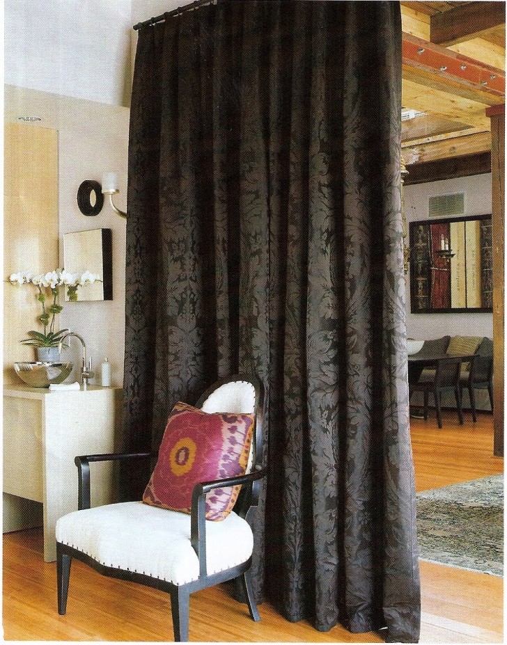 Others , 7 Charming Divider curtains : Room Divider Ideas