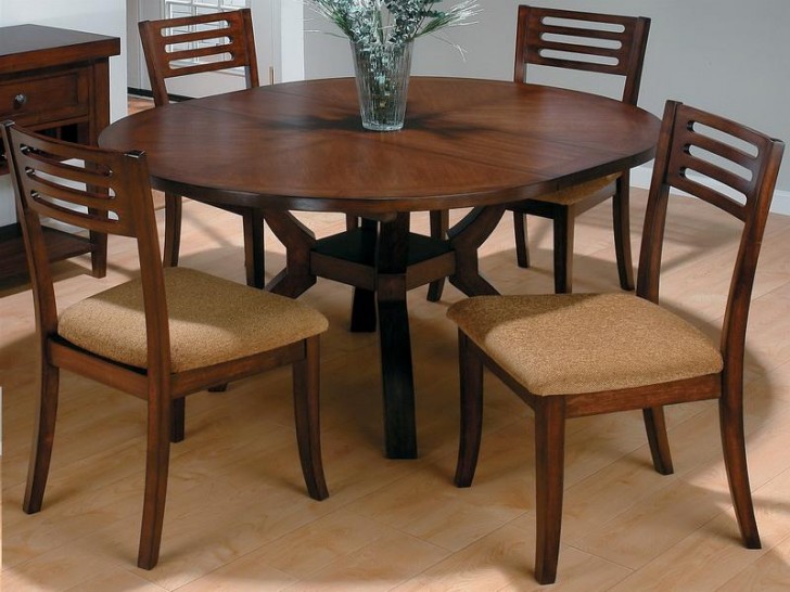 Dining Room , 8 Charming Expandable Dining Table Set : Round Dining Table Set