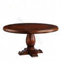Round Mahogany Pedestal Dining Table , 6 Charming Mahogany Pedestal Dining Table In Furniture Category