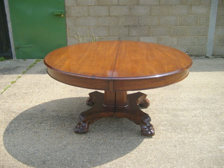 Furniture , 5 Stunning Antique Round Pedestal Dining Table : Round Pedestal Dining Table