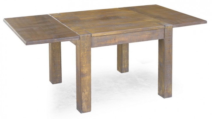 Furniture , 6 Awesome Rustic Extendable Dining Table : Rustic Farm Extendable Dining Table