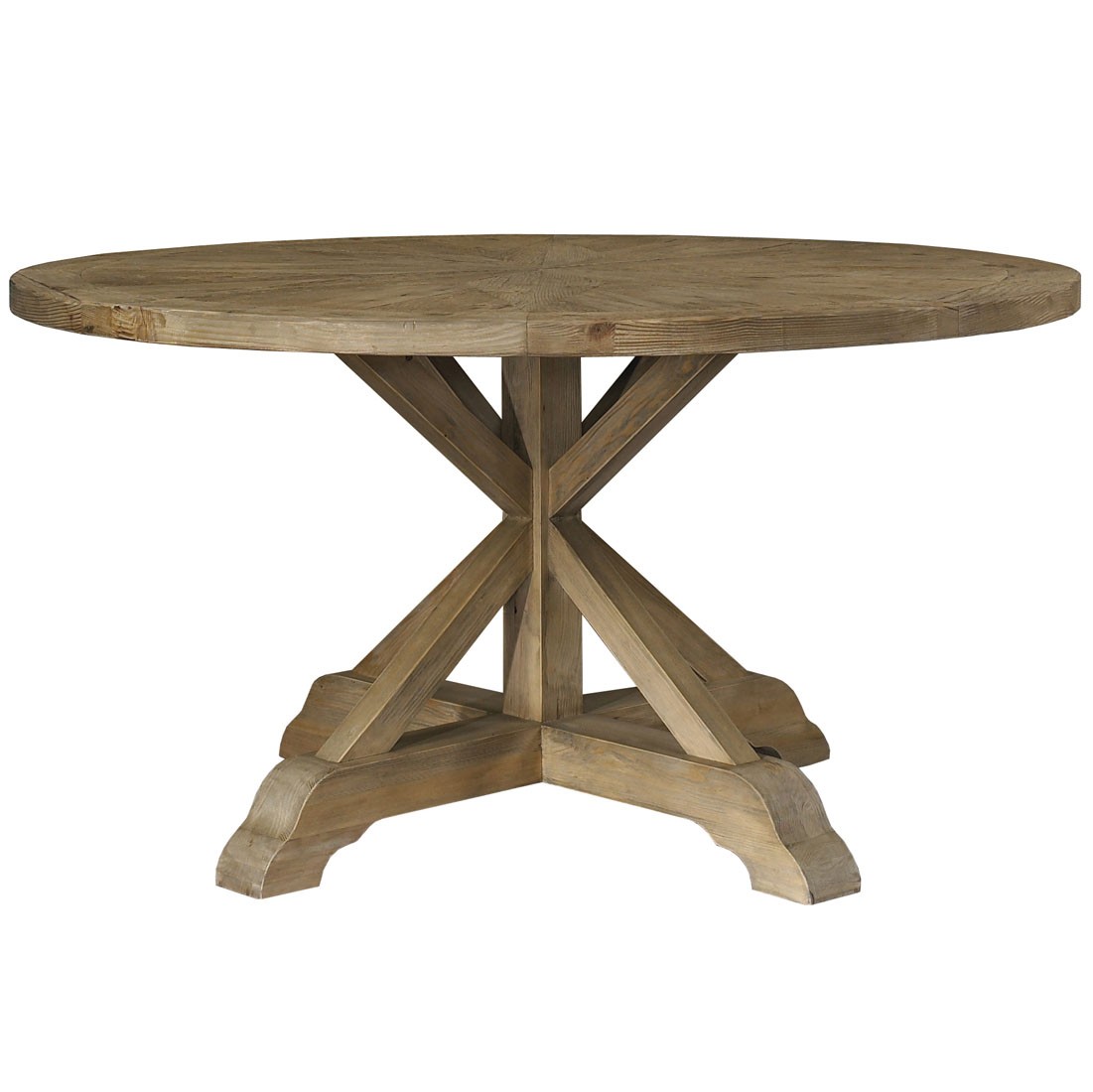 1101x1100px 8 Fabulous  Salvaged Wood Round Dining Table Picture in Furniture