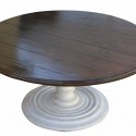 Salvaged Wood Plank Round Dining Table , 8 Fabulous  Salvaged Wood Round Dining Table In Furniture Category