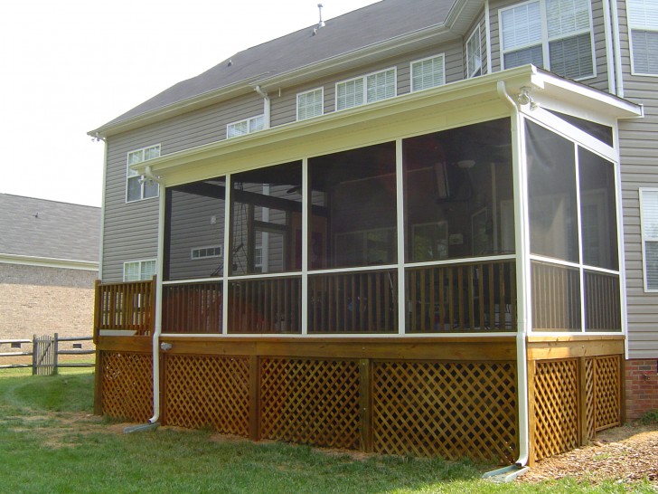 Homes , 7 Top Screened in porch designs : Screen Porch With Vinyl Siding