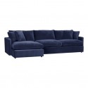 Sectional in Navy microsuede , 7 Nice Navy Blue Sectional Sofa In Furniture Category