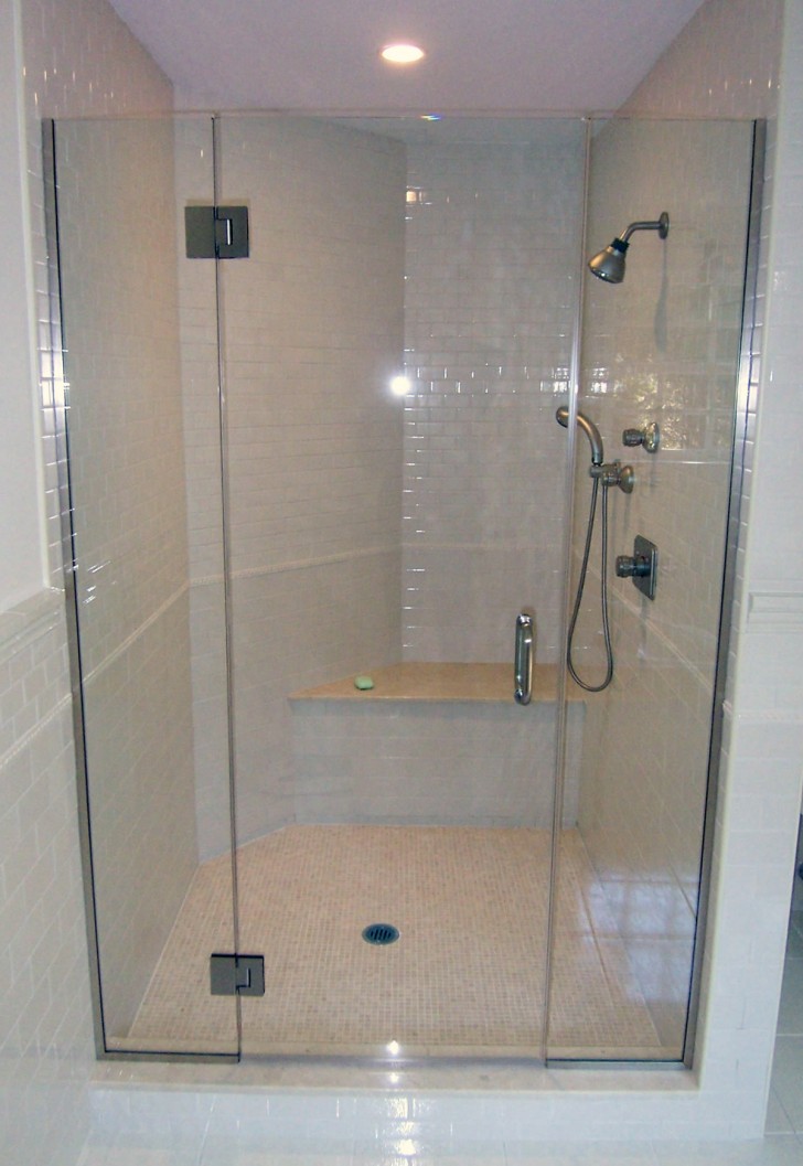 Bathroom , 7 Unique Semi frameless shower doors : Semi Frameless Shower Doors