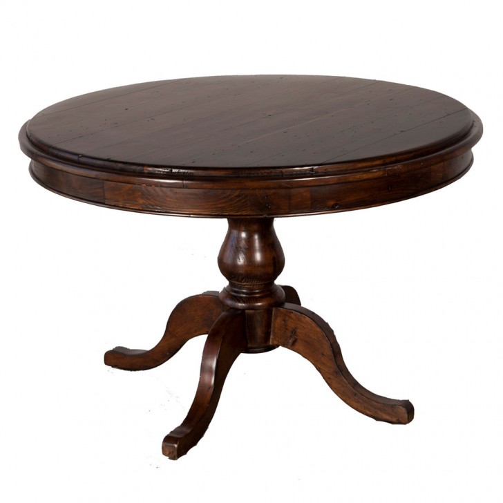 Furniture , 8 Fabulous  Salvaged Wood Round Dining Table : Settler Reclaimed Wood Round Dining Table