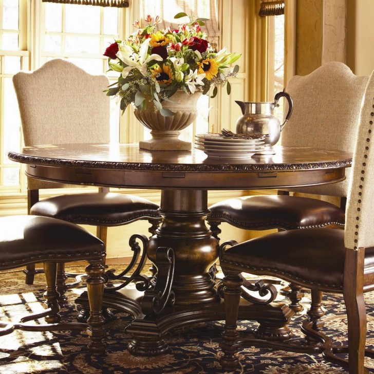 Dining Room , 7 Outstanding Bolero Dining Table : Seville Round Dining Table
