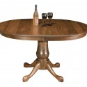 Shown In Cherry Table , 6 Popular Rustic Pedestal Dining Table In Furniture Category