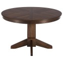 Shown Without Leaf Insert , 6 Gorgeous Round Dining Table With Butterfly Leaf In Furniture Category