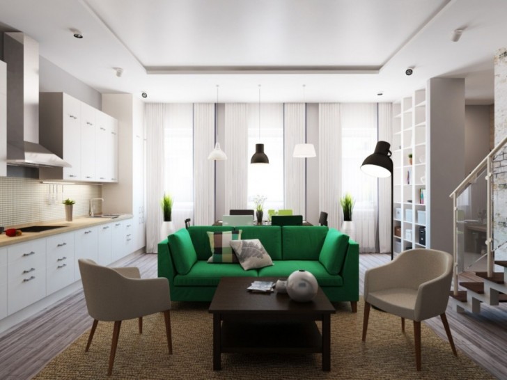 Interior Design , 6 Fabulous Home Interior Design Ideas On A Budget : Simple Apartment Living Room
