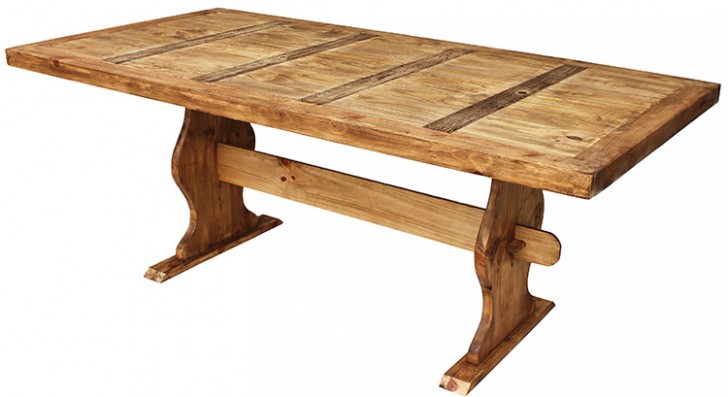 Furniture , 8 Fabulous Pine Trestle Dining Table : Small Trestle Dining Table