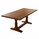 Solid Oak Refectory Dining Table , 4 Best Refectory Dining Table In Furniture Category