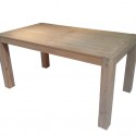 Solid Wood Dining Table , 7 Cool Unfinished Wood Dining Tables In Furniture Category