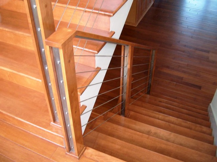 Interior Design , 7 Good Cable stair railing : Stainless Steel Cable Rail Stair Railing