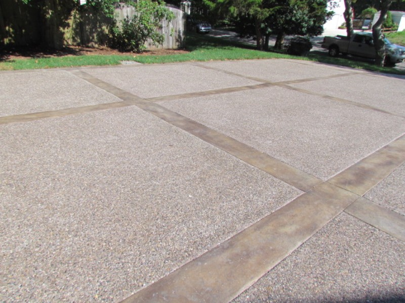 800x600px 7 Awesome Stamped Concrete Driveways Picture in Others