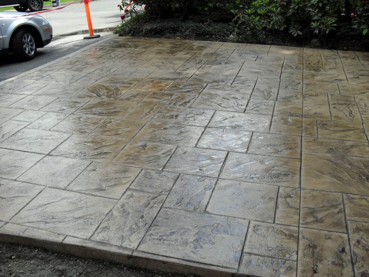 Others , 7 Awesome Stamped concrete driveways : Stamped Concrete Driveways