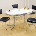 Style Oval Dining Table , 8 Gorgeous 50s Dining Table In Furniture Category