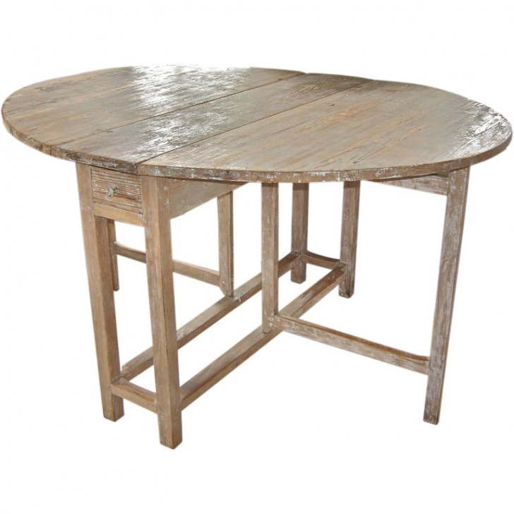 Furniture , 7 Amazing Drop Leaf Dining Tables For Small Spaces : Swedish Drop Leaf Dining Table