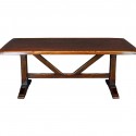 Table Built in Reclaimed Wood , 6 Gorgeous Oak Trestle Dining Table In Furniture Category