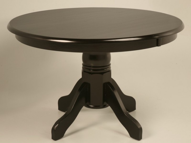 Furniture , 7 Nice Black Round Pedestal Dining Table : Table For Dining Room