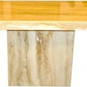 Travertine Marble Pedestal Dining Table , 8 Fabulous Travertine DiningRoom Table In Furniture Category