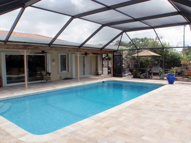 Others , 7 Hottest Travertine pool deck : Travertine Pool Decks South Florida