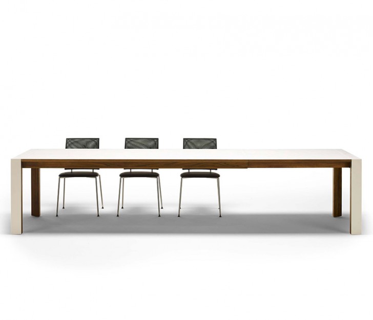 Furniture , 6 Top-Notch Corian Dining Table : Walnut Extending Dining Table