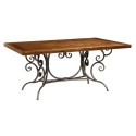Waterbury Dining Table , 8 Fabulous Wrought Iron Dining Table Base In Furniture Category