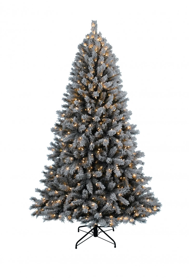 Others , 7 Cool Flocked Christmas Tree : White Trees 