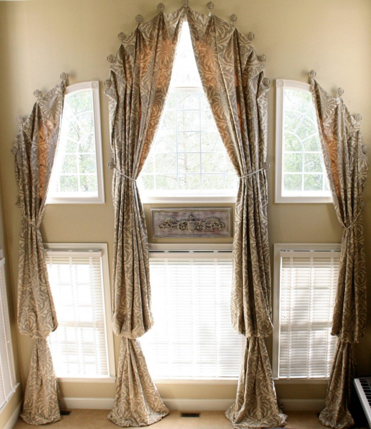 Interior Design , 7 Excellent Window treatments for arched windows : Window Treatments For Challenging