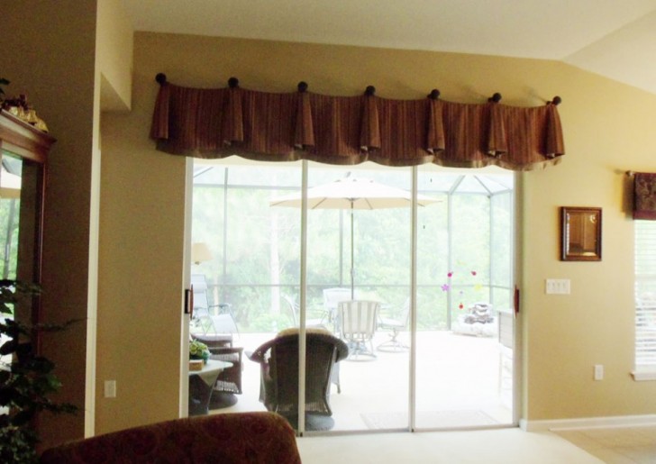 Furniture , 4 Awesome Window treatments for sliders : Window Treatments For Sliding Glass Doors